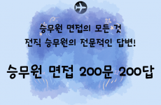 승무원 면접 프리패스 200문 200답